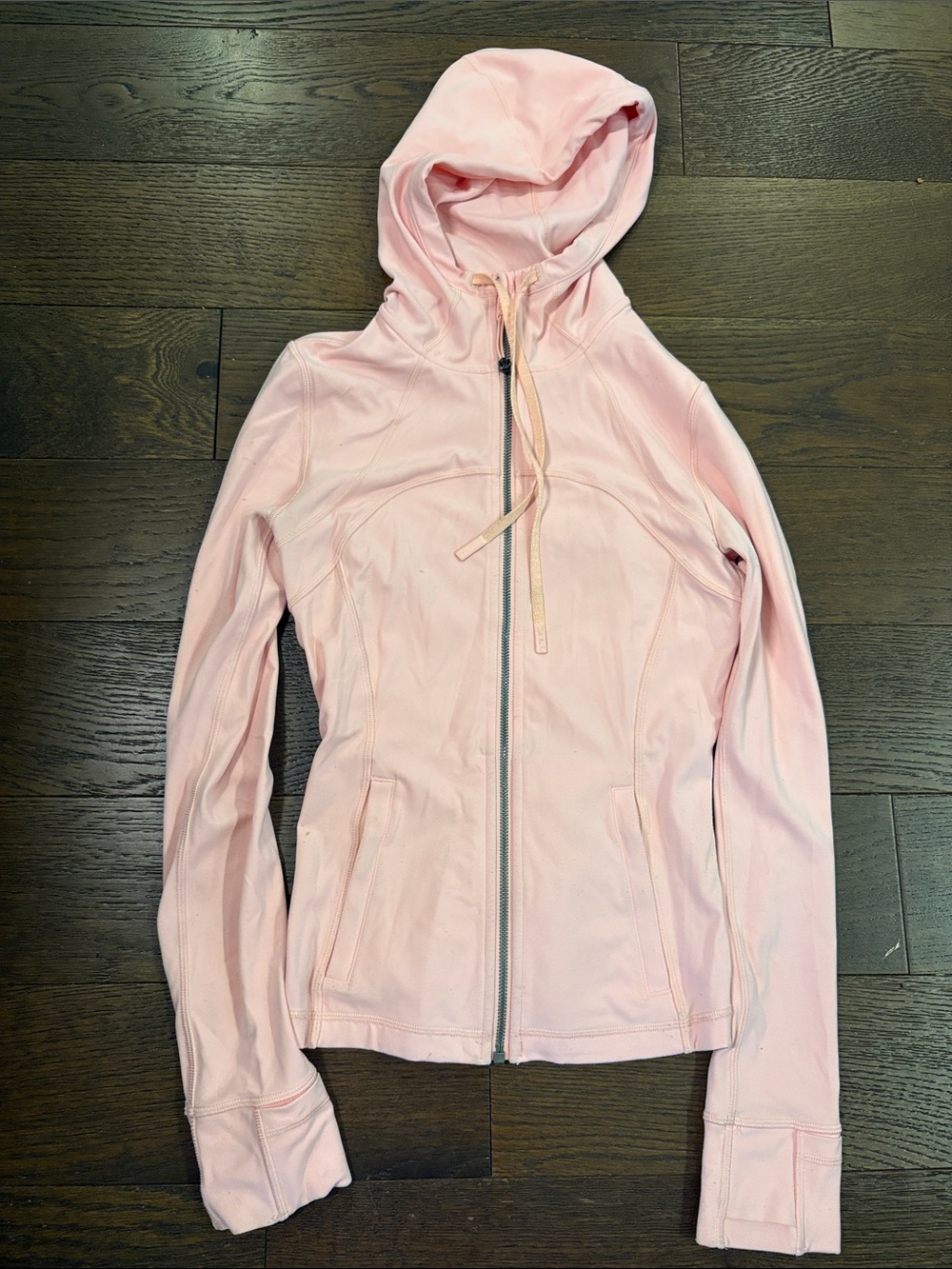 Lululemon pink stretchy define jacket, size 2